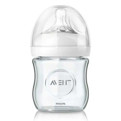 AVENT BIBERON NATURAL RESPONSE EN VERRE 120 ML 0 MOIS+ 4 OZ