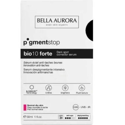 BELLA AURORA BIO10 FORTE PIGMENT STOP PEAUX NORMALES A SECHES