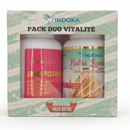 INDOKA Pack Duo Vitalité  - Bioforma + Levure de Bière